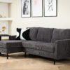 3 zits bank CL L+R, stof RIB, RIB230 antraciet - Afbeelding 3