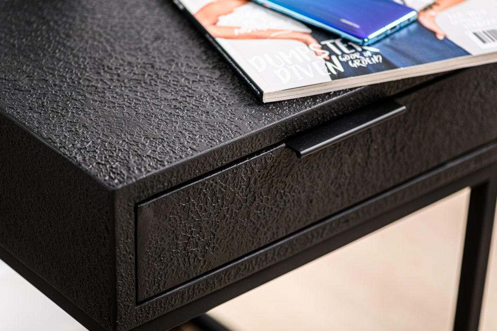 Nachtkastje 1L, Lava, B340 zwart - Afbeelding 3