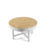 Salontafel rond 74 cm, Lennox, L350 eiken - Afbeelding 3