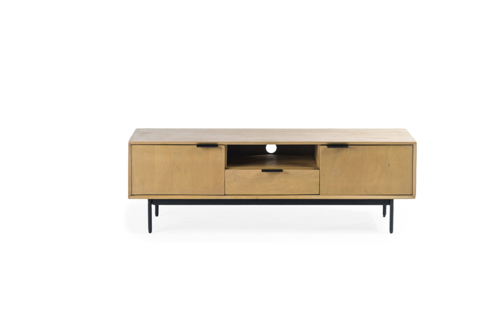 Tv-meubel 2D, 140 cm, B180 natural - Afbeelding 3