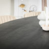Eetkamertafel ovaal, 230x110 cm, M340 zwart - Afbeelding 3