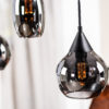 Hanglamp, 5-lichts, H340 smoke glas - Afbeelding 4