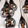 Hanglamp, 9-lichts, H340 smoke glas - Afbeelding 4