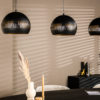 Hanglamp, 3-lichts, H340 zwart - Afbeelding 4
