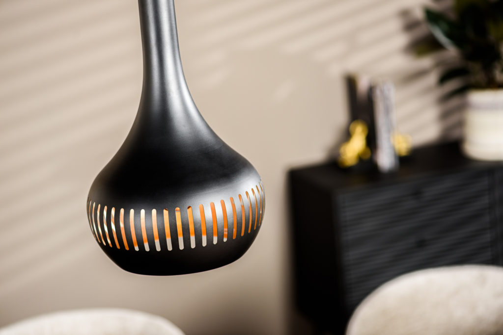 Hanglamp, 3-lichts, H340 zwart - Afbeelding 4