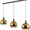 Hanglamp, 3-lichts, H850 goud - Afbeelding 4