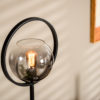 Vloerlamp, 1-lichts, V340 smoke glas - Afbeelding 4