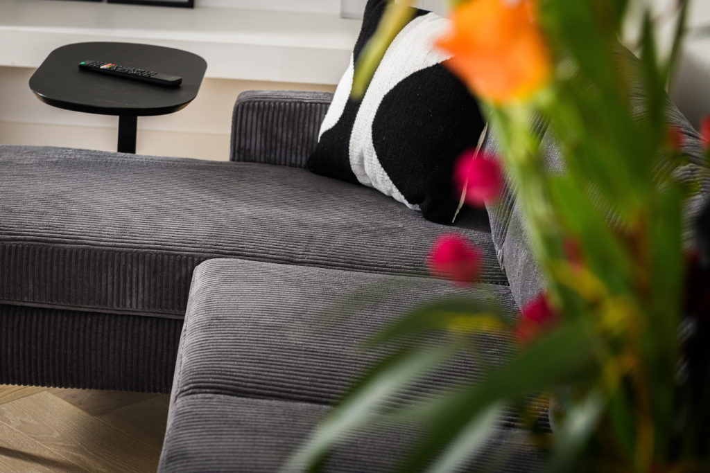 3 zits bank CL L+R, stof RIB, RIB230 antraciet - Afbeelding 4