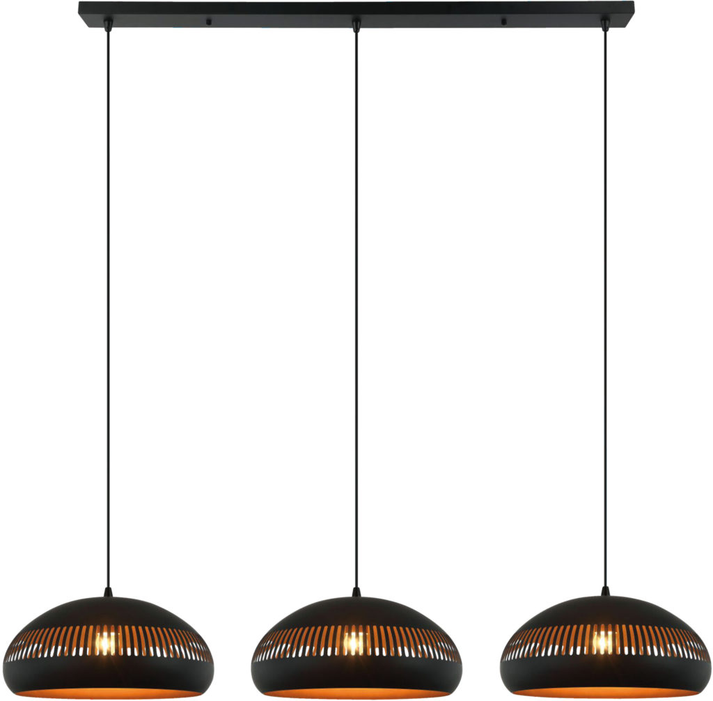 Hanglamp, 3-lichts, H340 zwart - Afbeelding 5