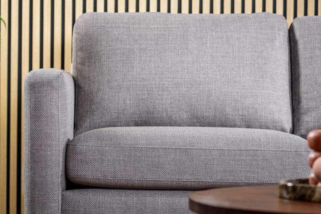 3 zits bank CL L+R, stof Woven, W520 taupe - Afbeelding 5