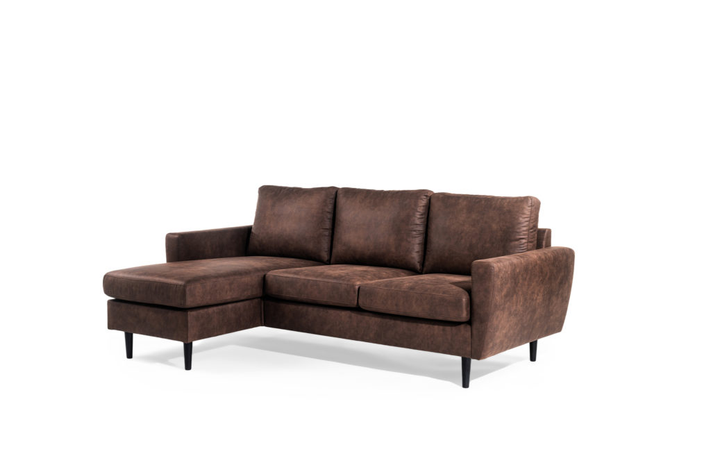 3 zits bank CL L+R, stof Savannah, S430 bruin - Afbeelding 5