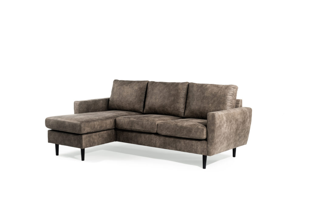 3 zits bank CL L+R, stof Savannah, S520 taupe - Afbeelding 5