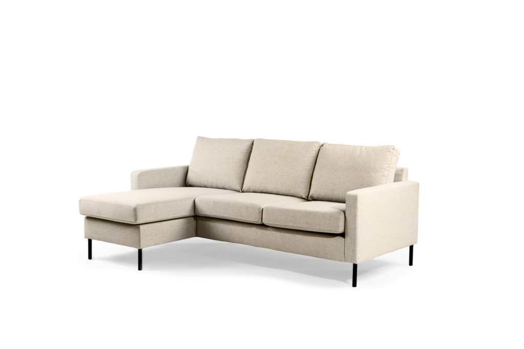 3 zits bank CL L+R, stof Dillon, D460 beige - Afbeelding 5