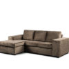 3 zits bank CL L+R, stof Hotel Chique, H430 bruin - Afbeelding 5