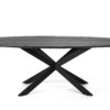 Eetkamertafel ovaal, 230x110 cm, M340 zwart - Afbeelding 5