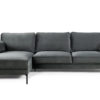 3 zits bank CL links, stof Fashion Velvet, F411 donkergrijs - Afbeelding 6