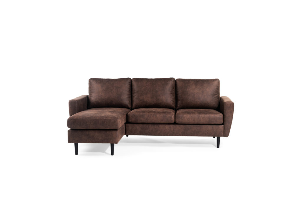 3 zits bank CL L+R, stof Savannah, S430 bruin - Afbeelding 6