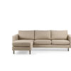 3 zits bank CL L+R, stof Dillon, D460 beige - Afbeelding 6