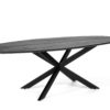 Eetkamertafel ovaal, 230x110 cm, M340 zwart - Afbeelding 6