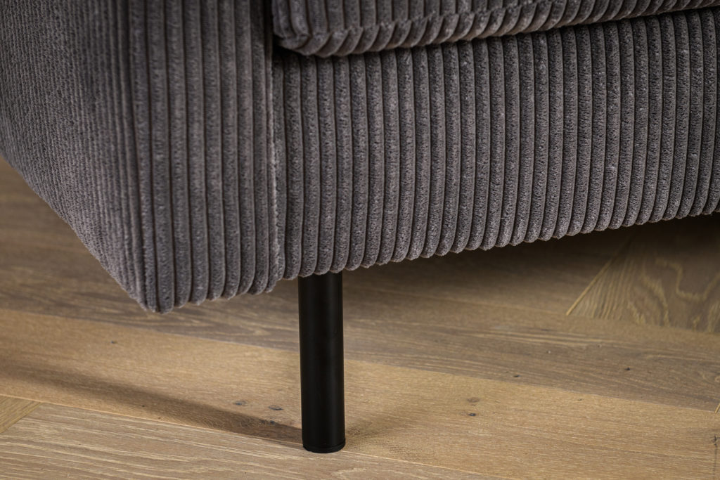 3 zits bank CL L+R, stof RIB, RIB230 antraciet - Afbeelding 7