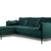 3 zits bank CL links, stof Fashion Velvet, F610 groen - Afbeelding 8