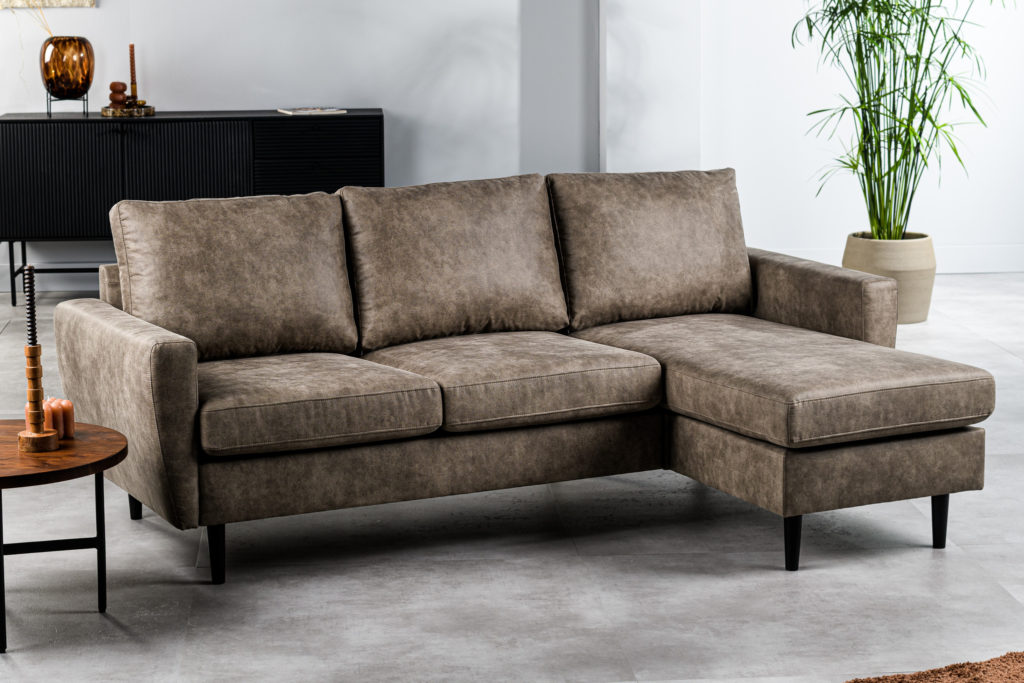 3 zits bank CL L+R, stof Savannah, S520 taupe - Afbeelding 10