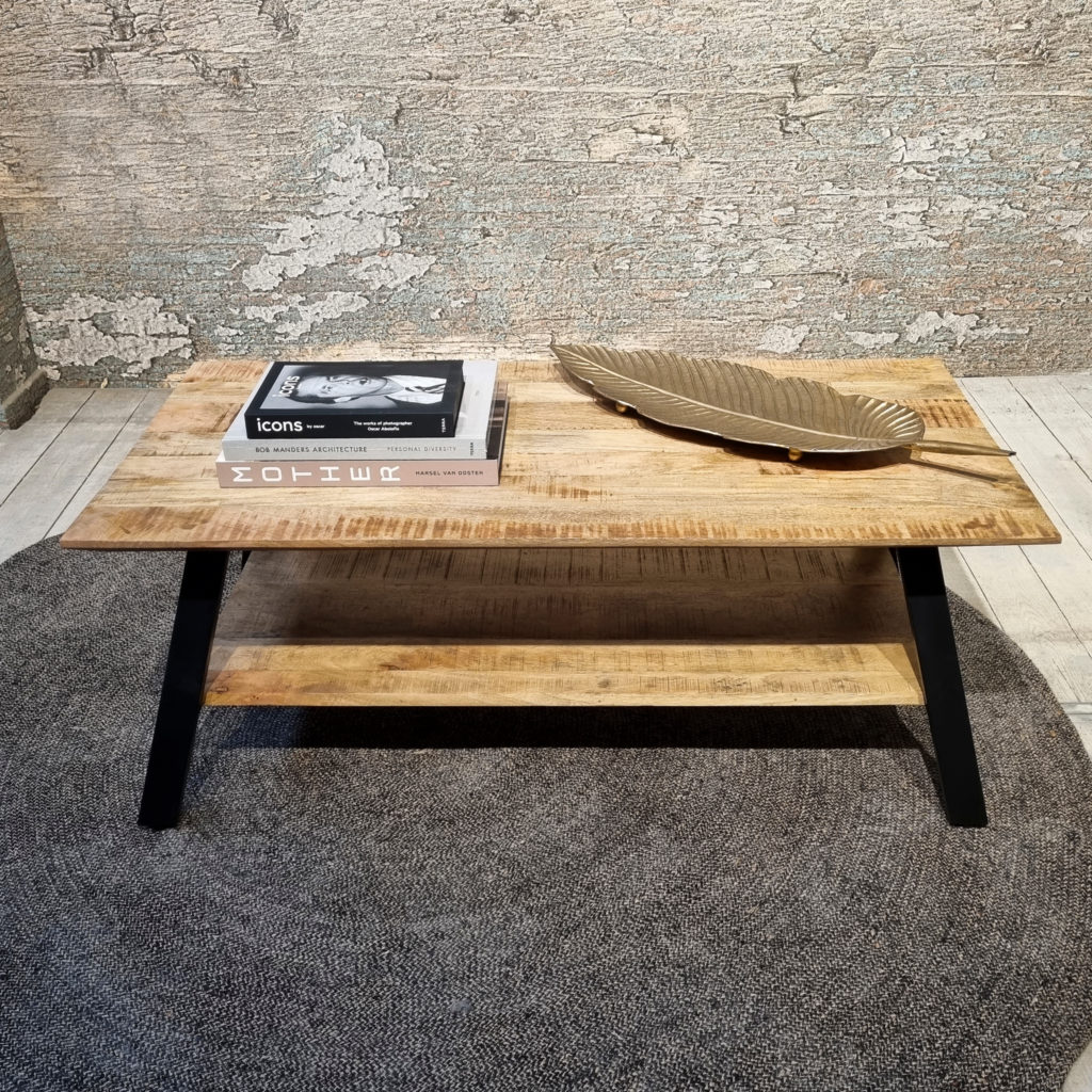 Berlin 2 Shelf Coffee Table 120