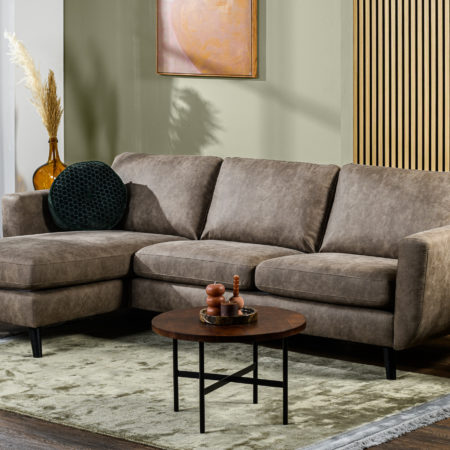 3 zits bank CL L+R, stof Savannah, S520 taupe