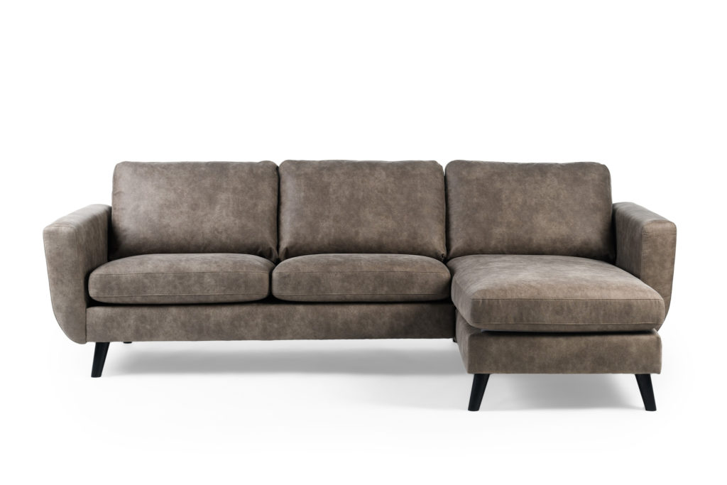 3 zits bank CL L+R, stof Savannah, S520 taupe - Afbeelding 3