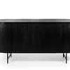 Tv-meubel 4D, 165 cm, B340 zwart - Afbeelding 3