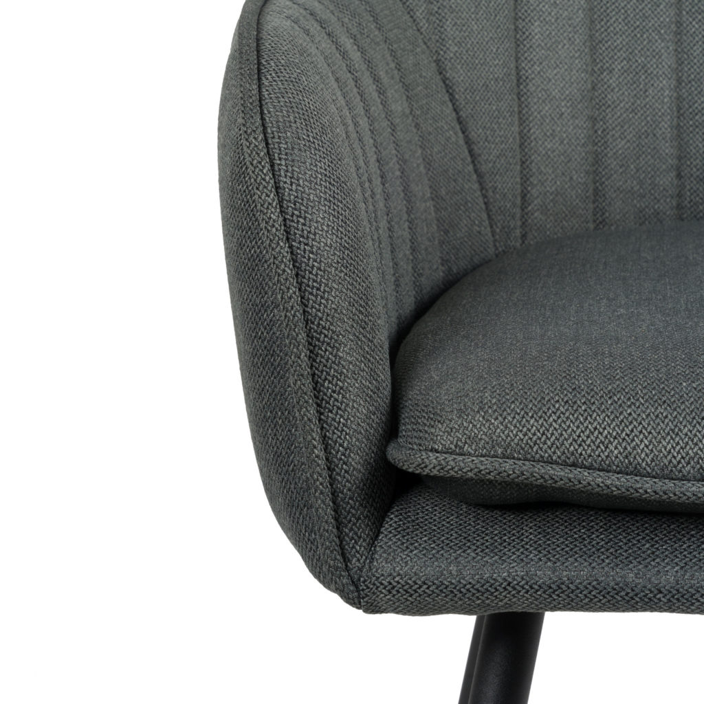 Brienne Eetkamerstoel - Grijs - Afbeelding 3