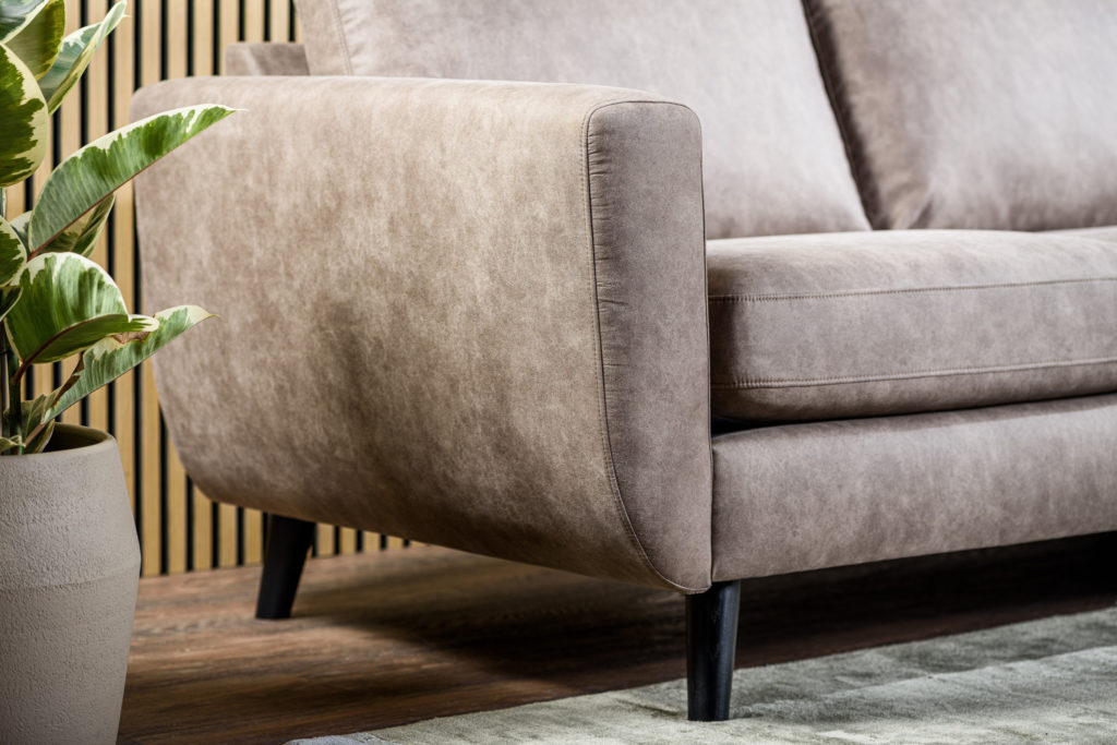 3 zits bank CL L+R, stof Savannah, S520 taupe - Afbeelding 5