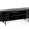 Tv-meubel 2D, 155 cm, B340 zwart - Afbeelding 5