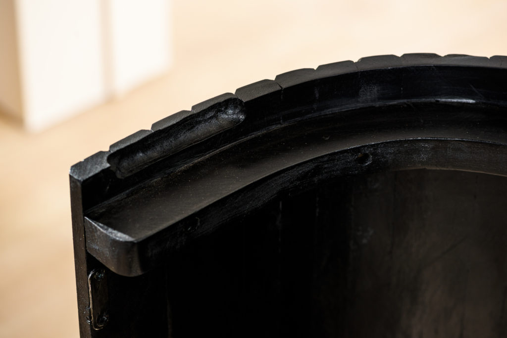 Tv-meubel 2D, 155 cm, B340 zwart - Afbeelding 8