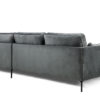 3 zits bank CL rechts, stof Fashion Velvet, F411 donkergrijs - Afbeelding 8