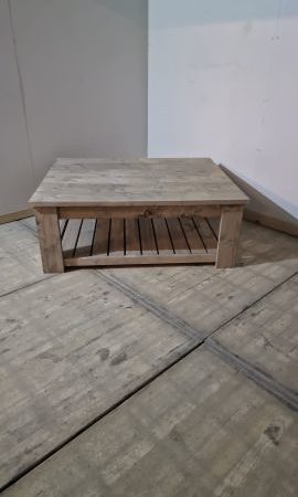 OUTLET!  Salontafel brocant greywash