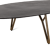 Antique Bronze Oval Coffee Table 139