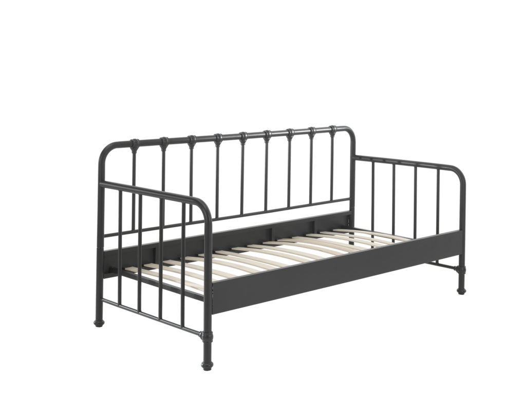 BRONXX KAJUITBED ZWART 90x200CM