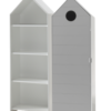 Deze CASAMI combinatie bestaat uit 2 kasten: 1 kastje met grijze deur en 1 open kast.