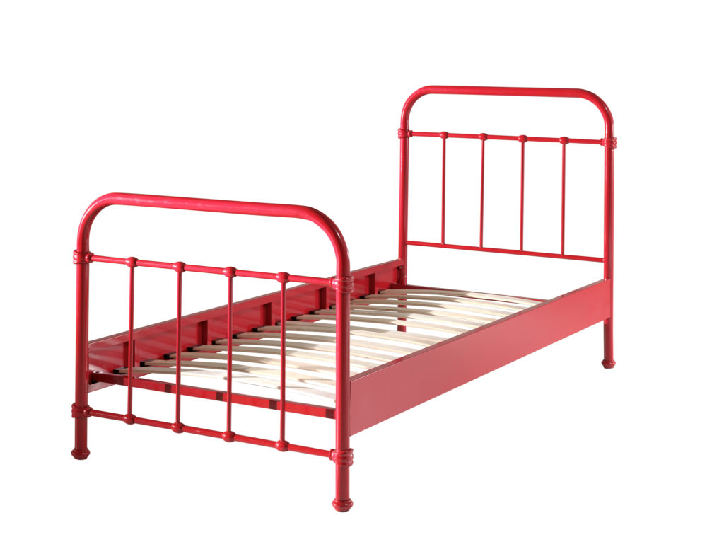 NEW YORK  BED 90x200CM ROOD