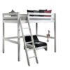 Deze PINO-combinatie bestaat uit een witte PINO mezzanine  en een PINO zetelbed wit