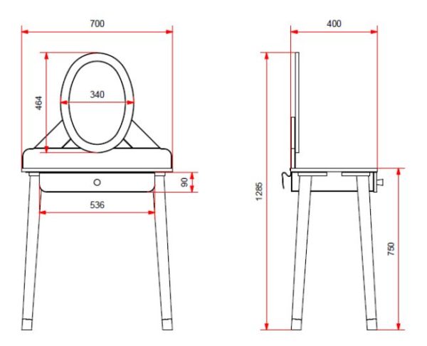 Deze BILLY-combinatie bestaat uit het witte BILLY-bed (90x200cm), het witte nachtkastje en de kaptafel. - Image 11