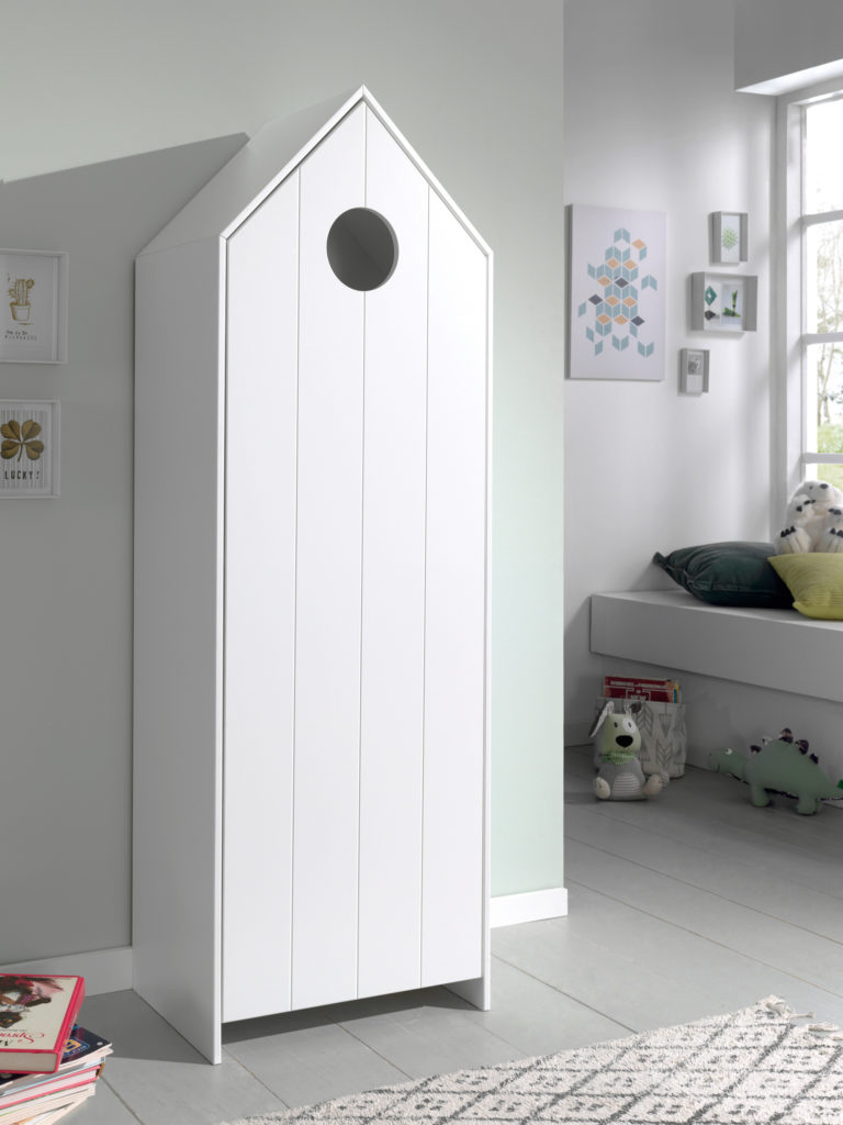 Deze CASAMI combinatie bestaat uit 3 kasten: 2 kastjes met witte en roze deur en 1 open kast. - Afbeelding 16