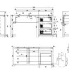 De ALEX-combinatie bestaat uit een nachtkastje,  bed 90x200cm ,  Lade rolbed ,  bureau ,  2 deurs kledingkast en boekenkast - Afbeelding 20