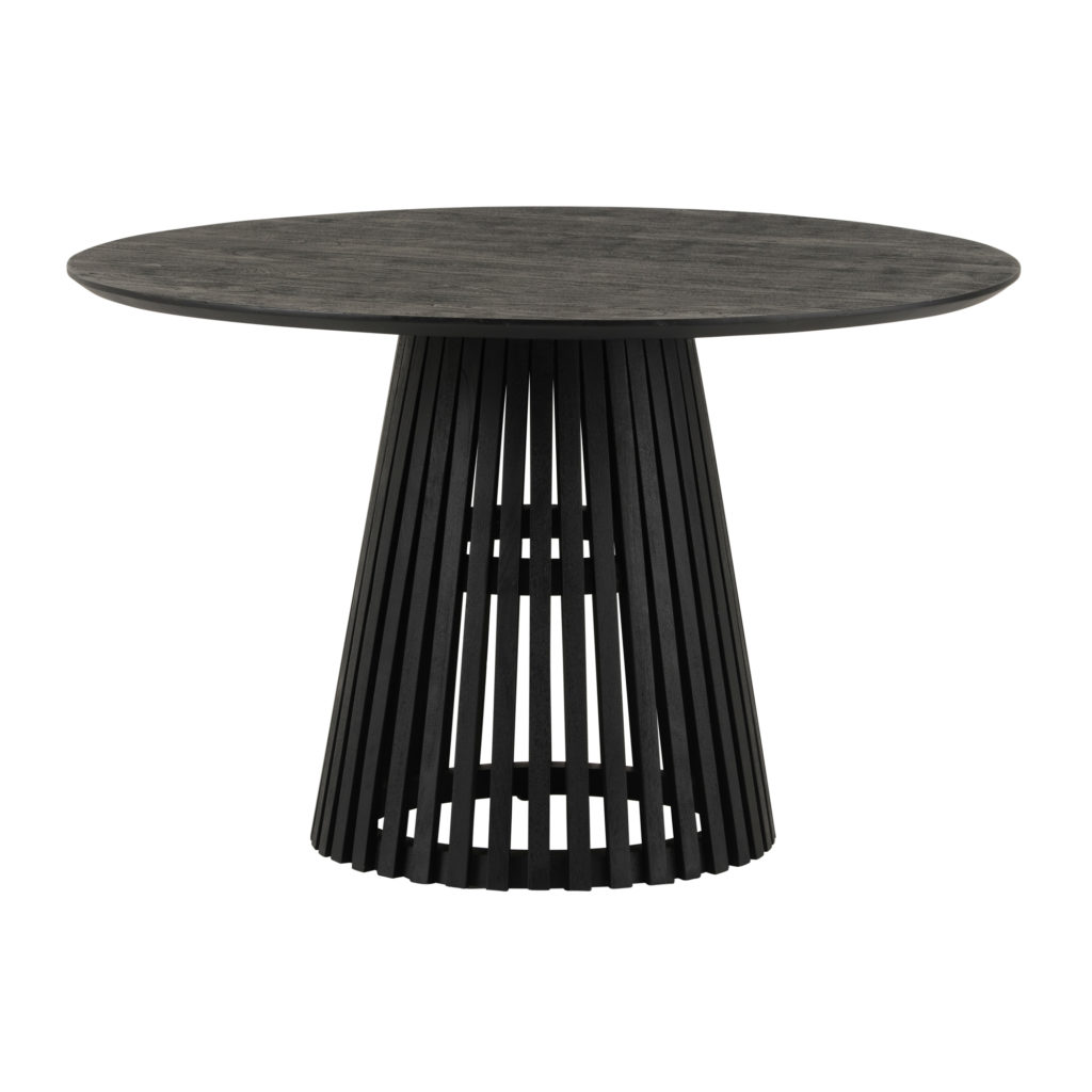 Eetkamertafel Ø120, Acacia Black - Afbeelding 2