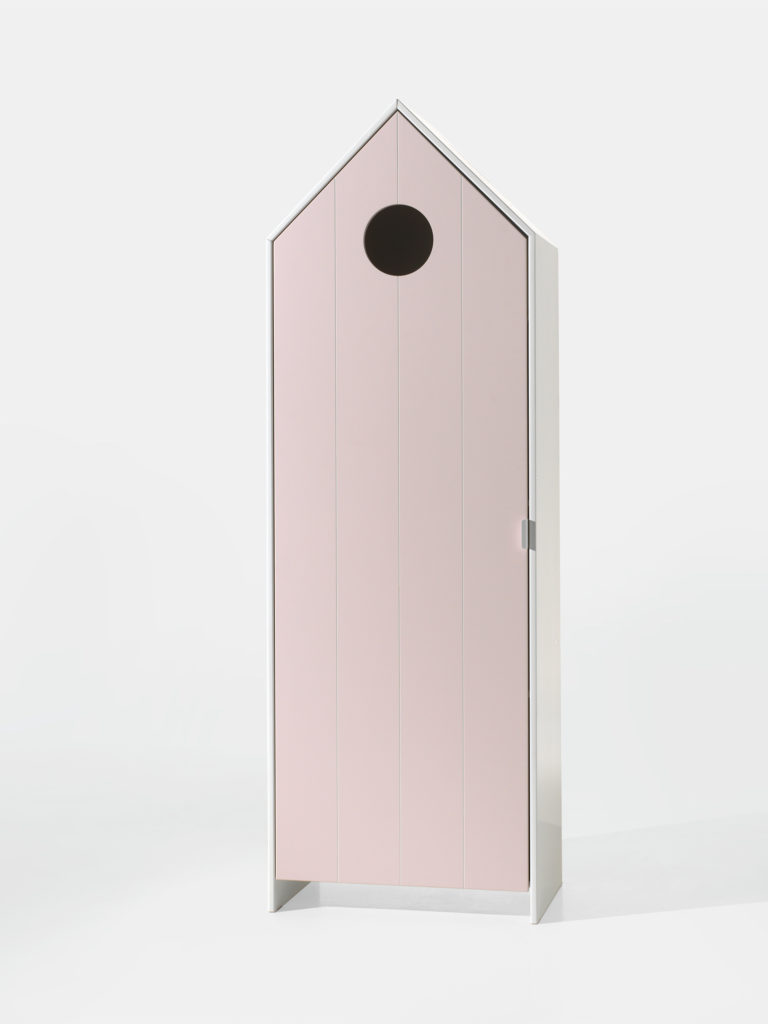 Deze CASAMI combinatie bestaat uit 2 kasten: 1 kastje met roze deur en 1 open kast. - Afbeelding 2