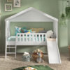 HUISBED LADDER + GLIJBAAN WIT - Afbeelding 2