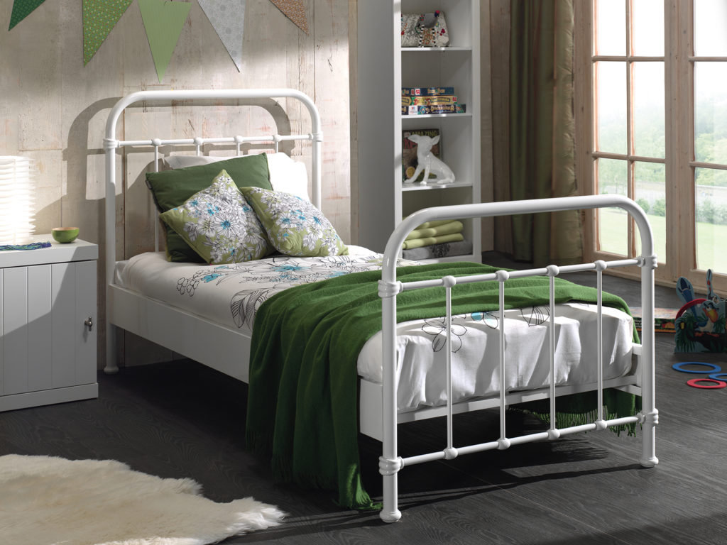 NEW YORK  BED 90x200CM WIT - Afbeelding 2