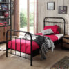 NEW YORK  BED 90x200CM ZWART - Afbeelding 2