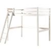 Deze PINO-combinatie bestaat uit een witte PINO mezzanine  en een PINO zetelbed wit - Afbeelding 2